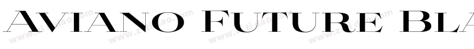 Aviano Future Black Regular字体转换